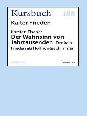 cover image of Der Wahnsinn von Jahrtausenden